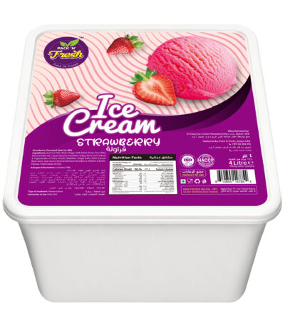 Strawberry Ice Cream 4 Litre UAE