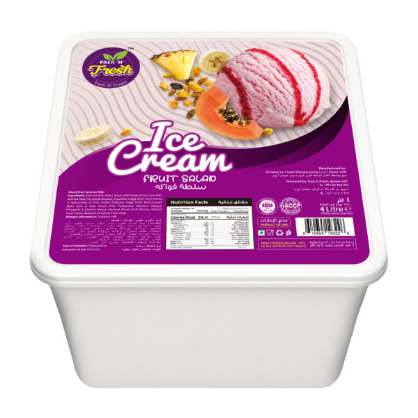 Fruit Salad Ice Cream 4 Litre UAE