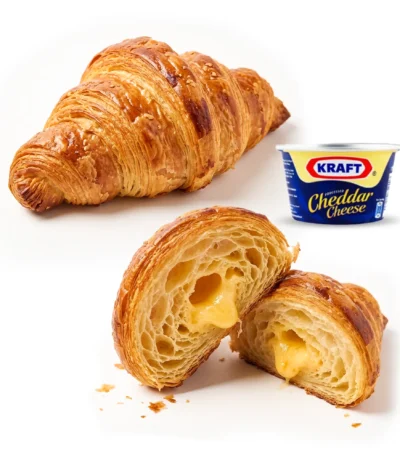 Cheddar Cheese Croissant 12 Pcs Frozen Ready to Cook