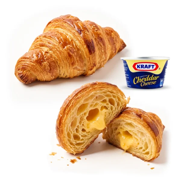 Cheddar Cheese Croissant 12 Pcs Frozen Ready to Cook