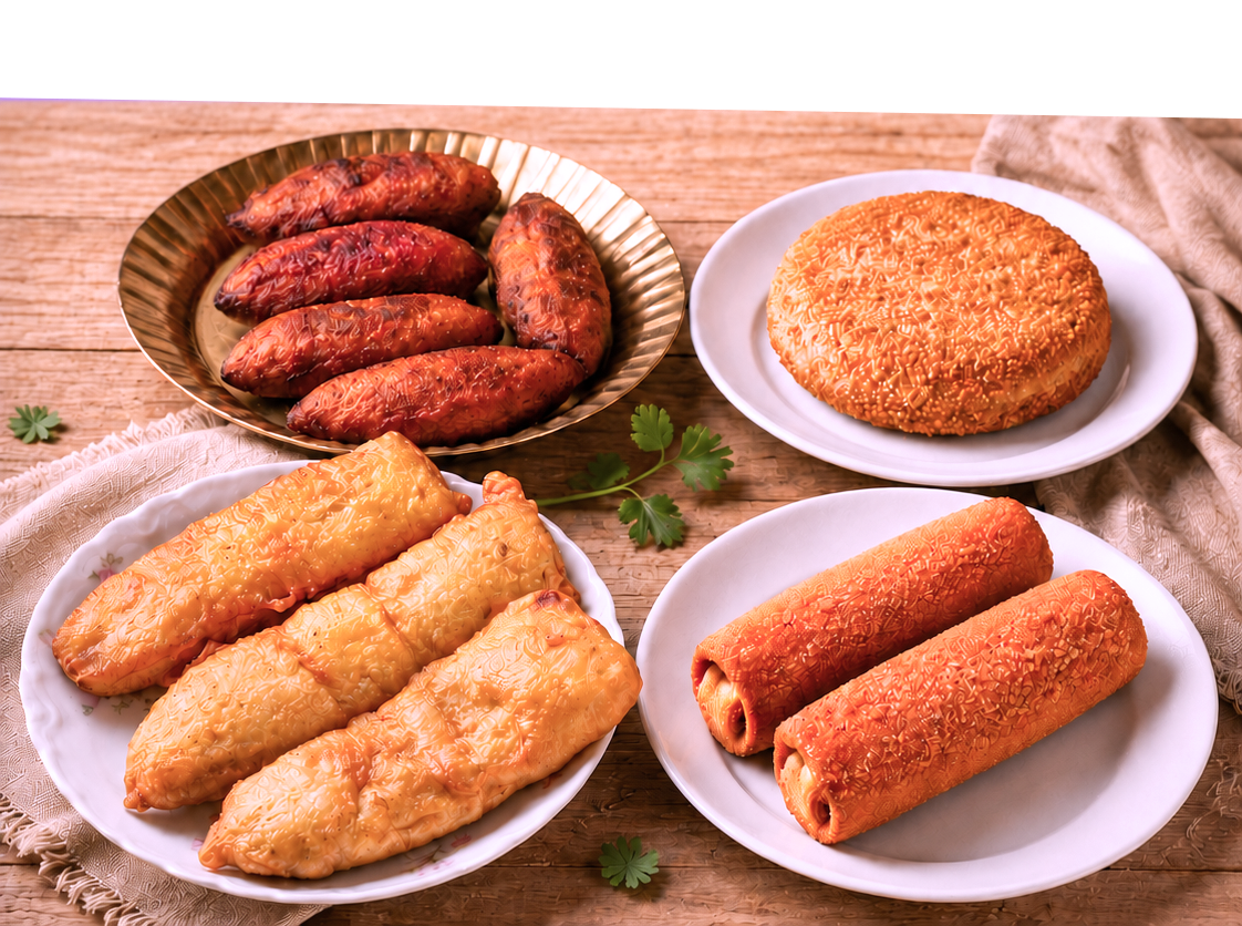 A selection of ready-to-cook snacks