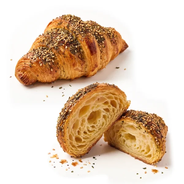 Zaatar Croissant 12 Pcs Frozen Ready to Cook